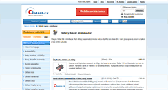Desktop Screenshot of detsky-bazar.cbazar.cz