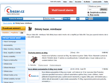 Tablet Screenshot of detsky-bazar.cbazar.cz